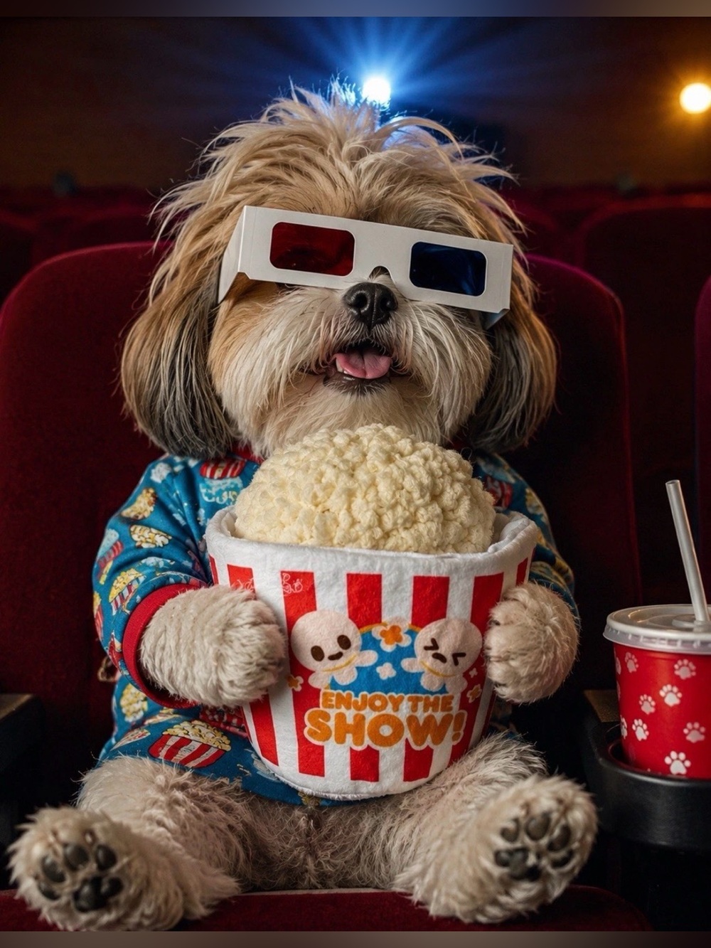 Bark Box Buttered Chompcorn Popcorn Bucket Movies Plush 2 Piece Large Dog Toy